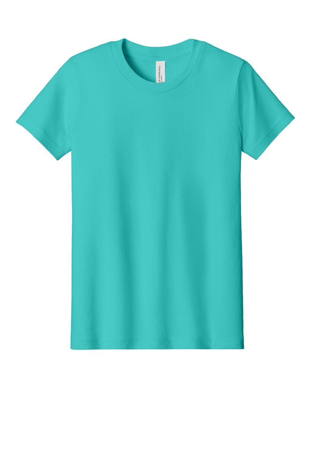 Youth Jersey Short Sleeve Crewneck T-Shirt - Teal Green - NEW