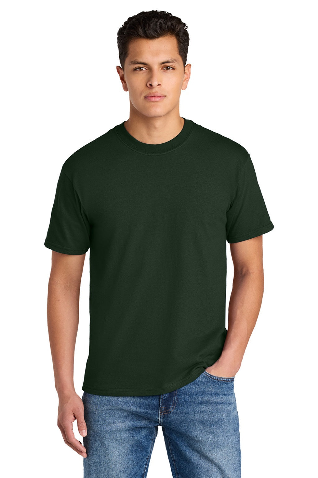 Mens Hammer Maxweight Short Sleeve Crewneck T-Shirt - Forest Green - COMING SOON