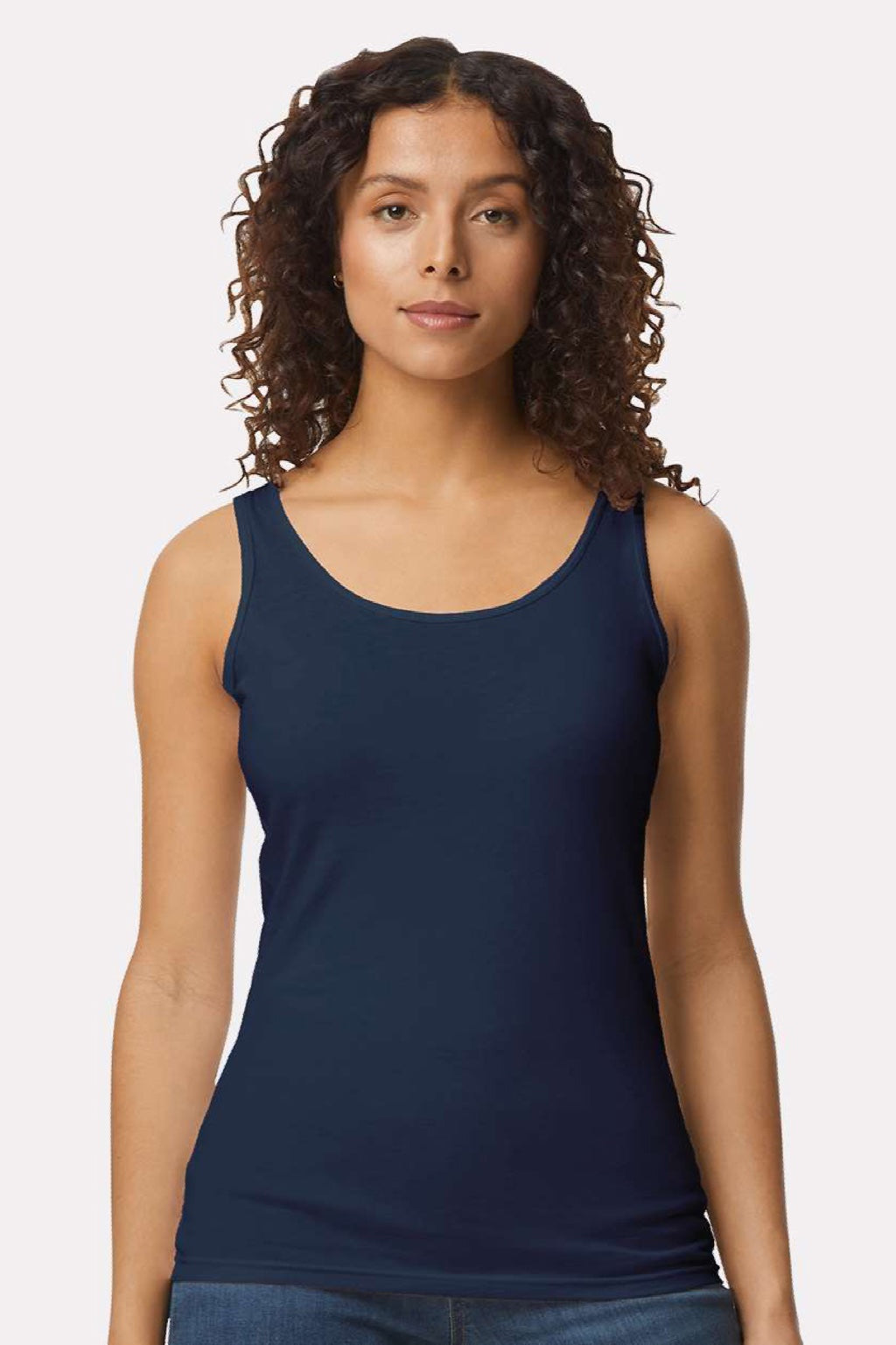 Womens Softstyle Tank Top - Navy Blue - NEW