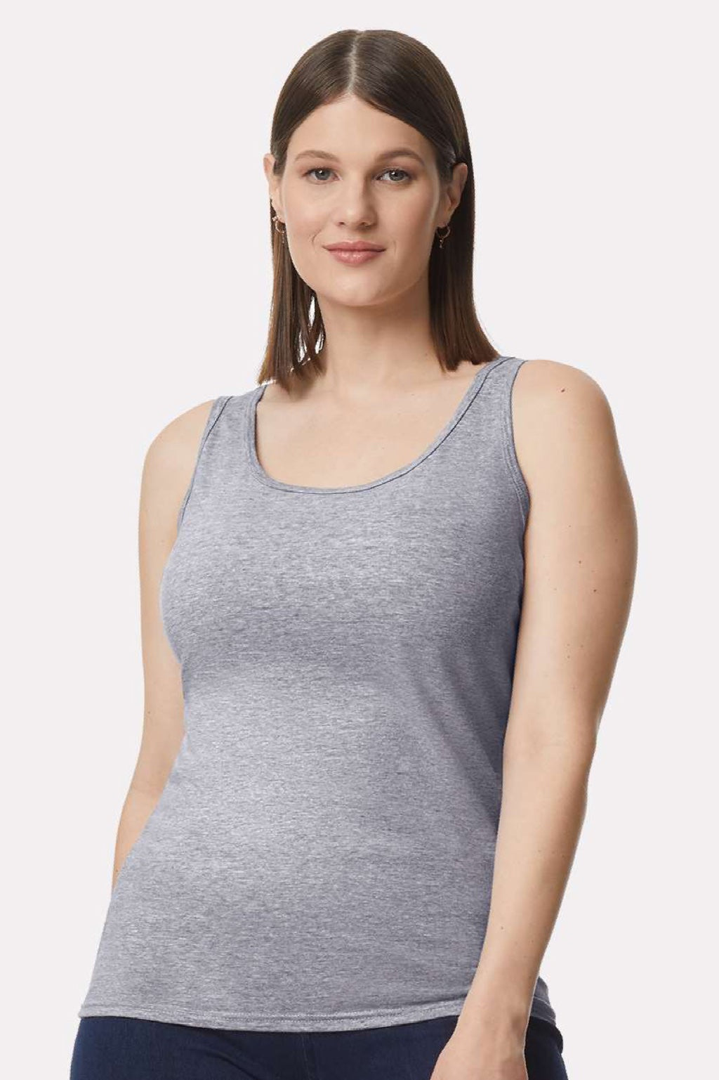 Womens Softstyle Tank Top - Sport Grey - NEW