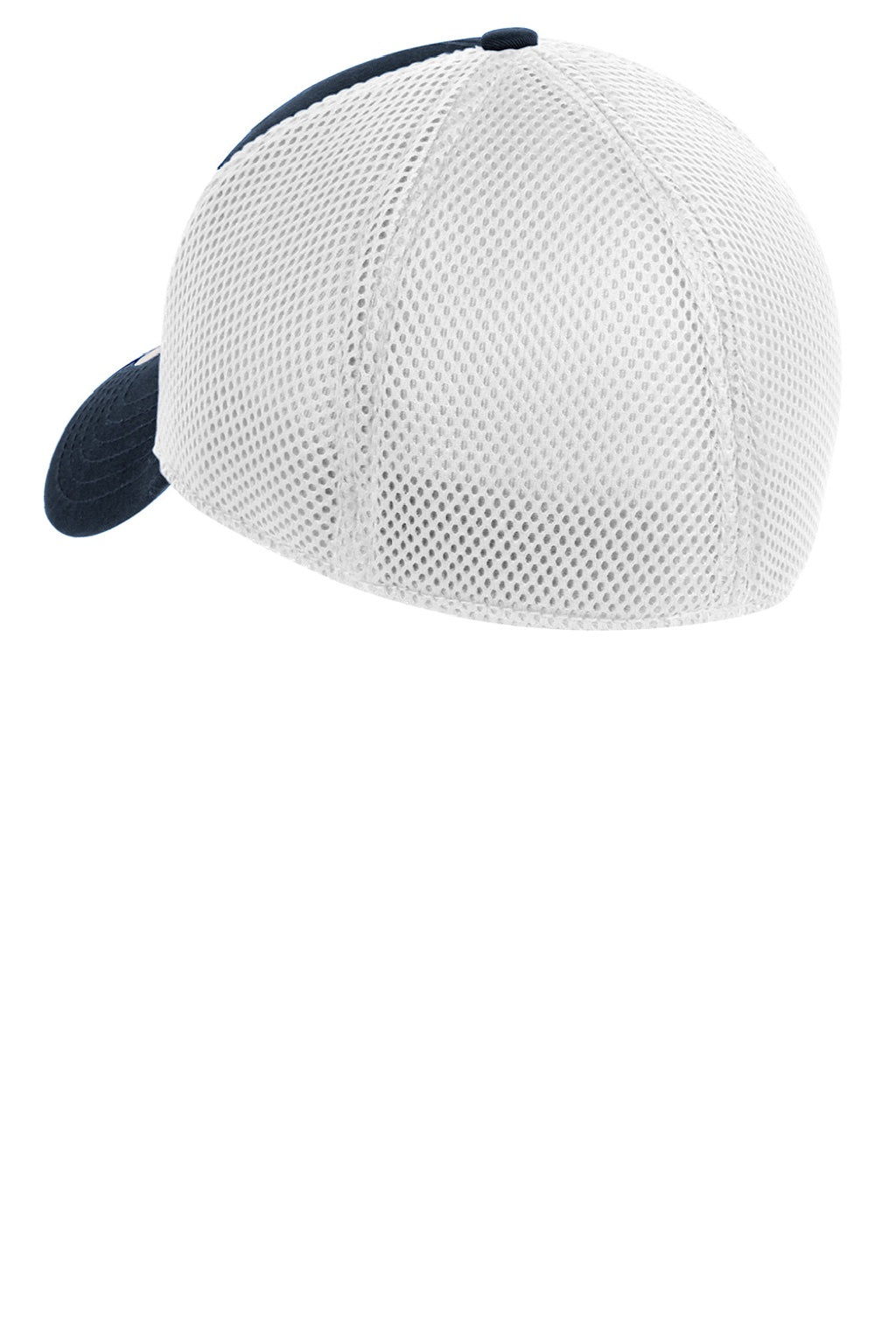 New Era Hats Mens Stretch Fit Hat - Deep Navy Blue/White - NEW