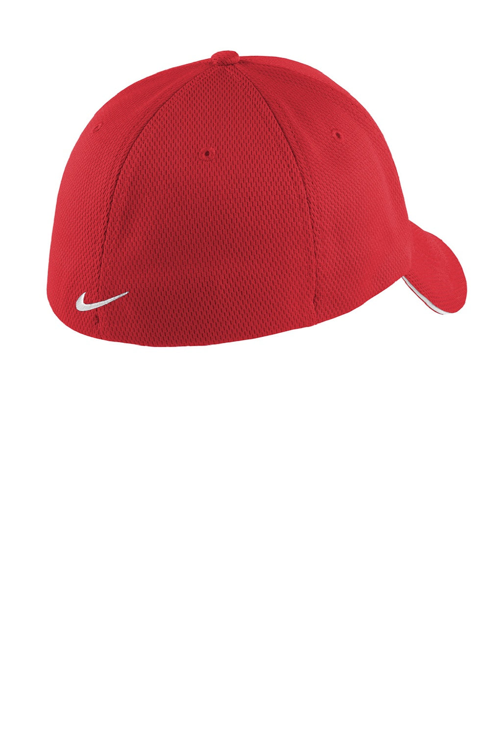 Hats Mens Dri-Fit Moisture Wicking Stretch Fit Hat - University Red/White - NEW