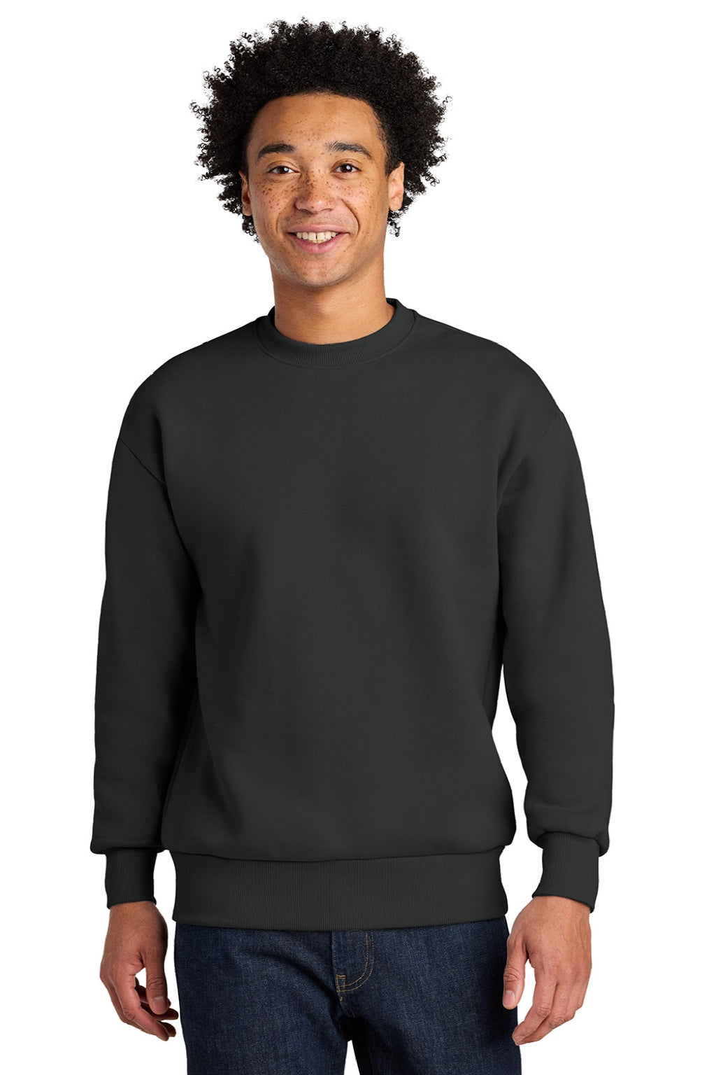 Mens Crewneck Sweatshirt - Graphite Black - COMING SOON
