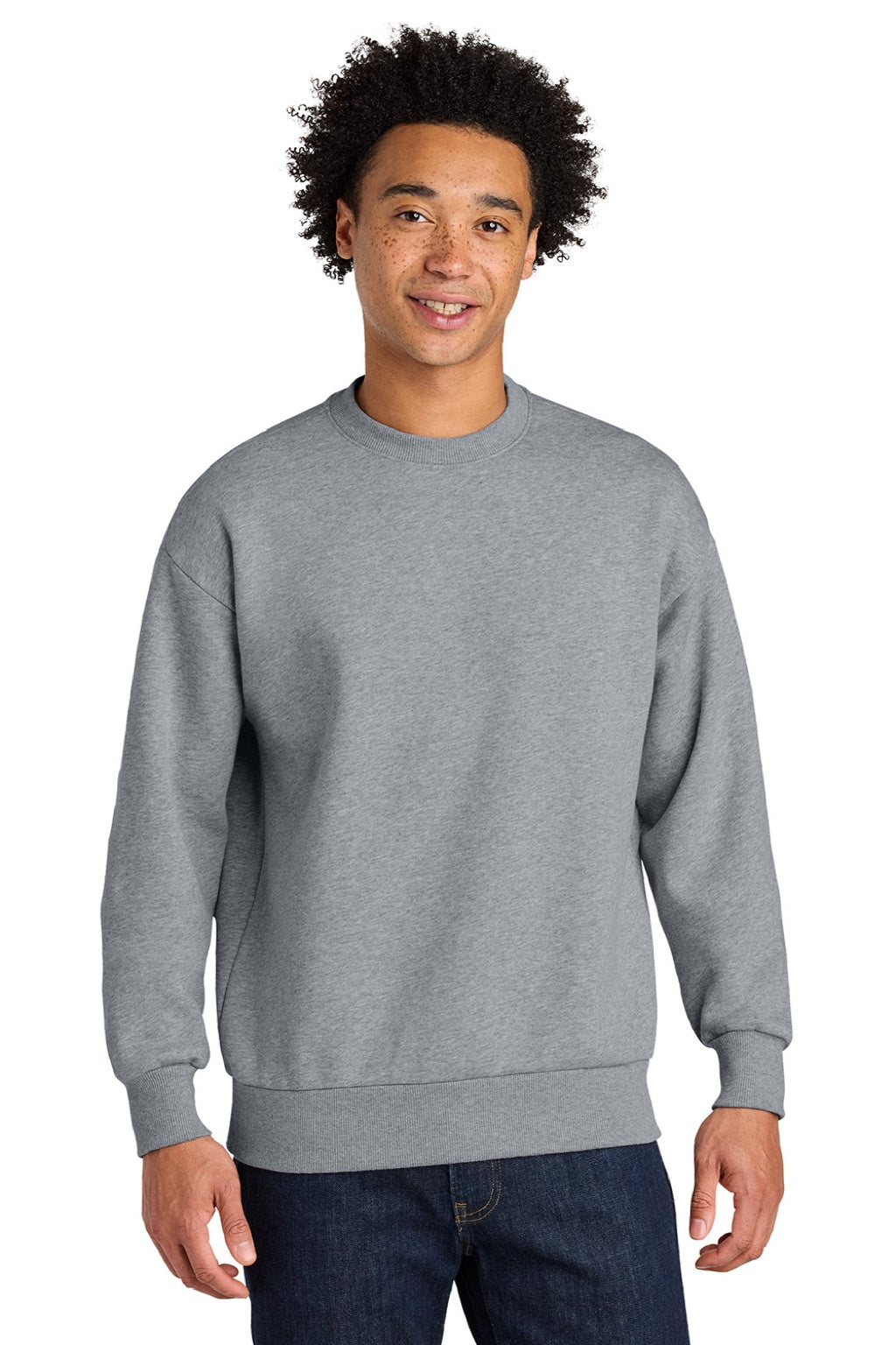Mens Crewneck Sweatshirt - Heather Grey - COMING SOON