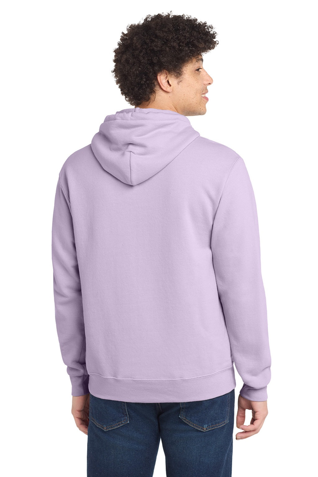 Mens Core Pill Resistant Fleece Hooded Sweatshirt Hoodie w/ Pouch Pocket - Lavender Purple - NEW
