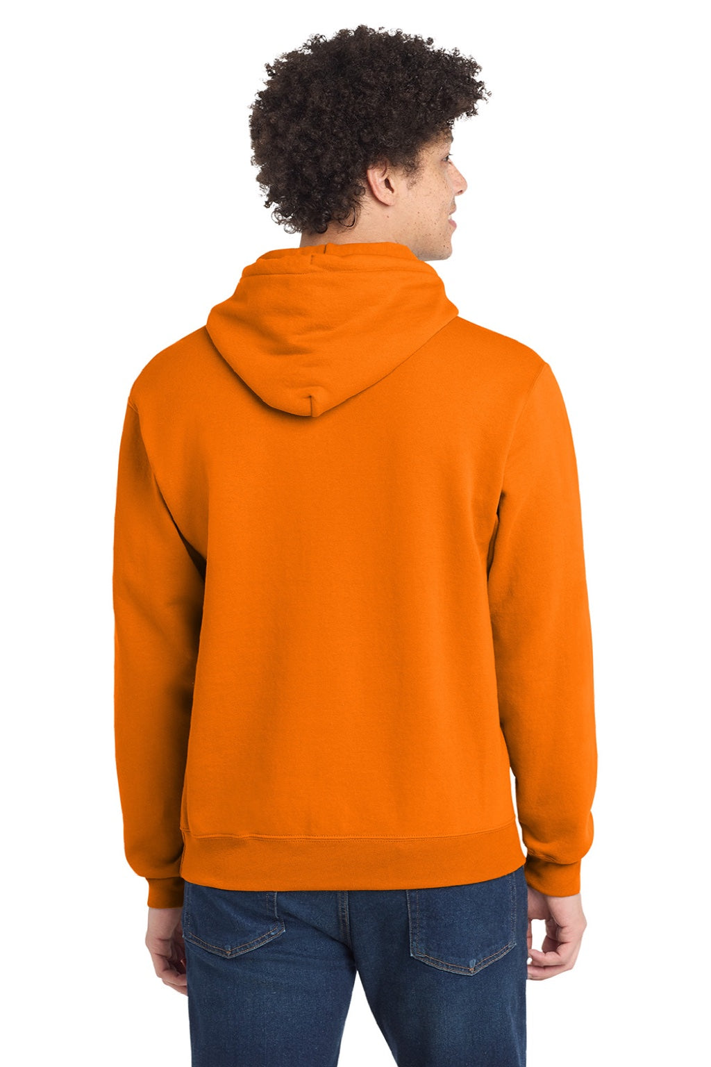 Mens Core Pill Resistant Fleece Hooded Sweatshirt Hoodie w/ Pouch Pocket - Tennessee Orange - NEW