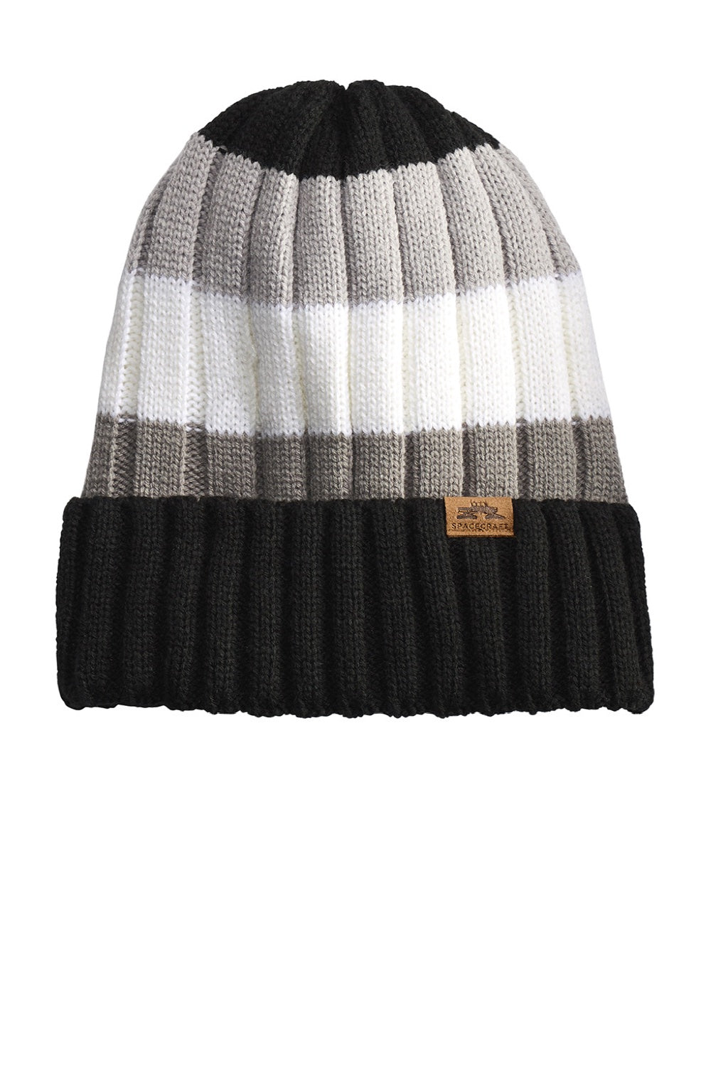 Spacecraft Hats Mens Spacecraft Throwback Beanie - Black Striped - COMING SOON