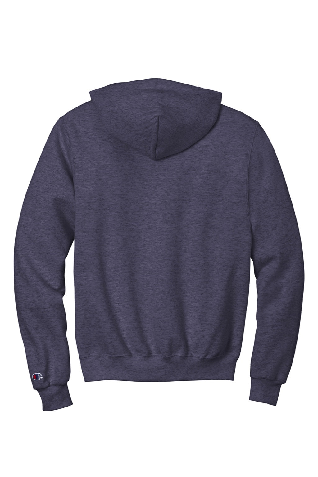 Mens Double Dry Eco Moisture Wicking Fleece Hooded Sweatshirt Hoodie w/ Pouch Pocket - Heather Navy Blue - NEW