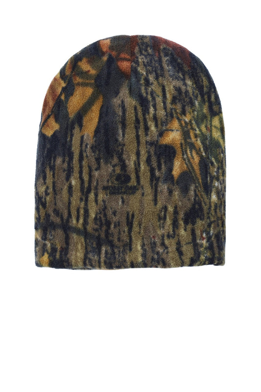 Hats Unisex Camouflage Pill Resistant Fleece Beanie - Mossy Oak Break Up - NEW