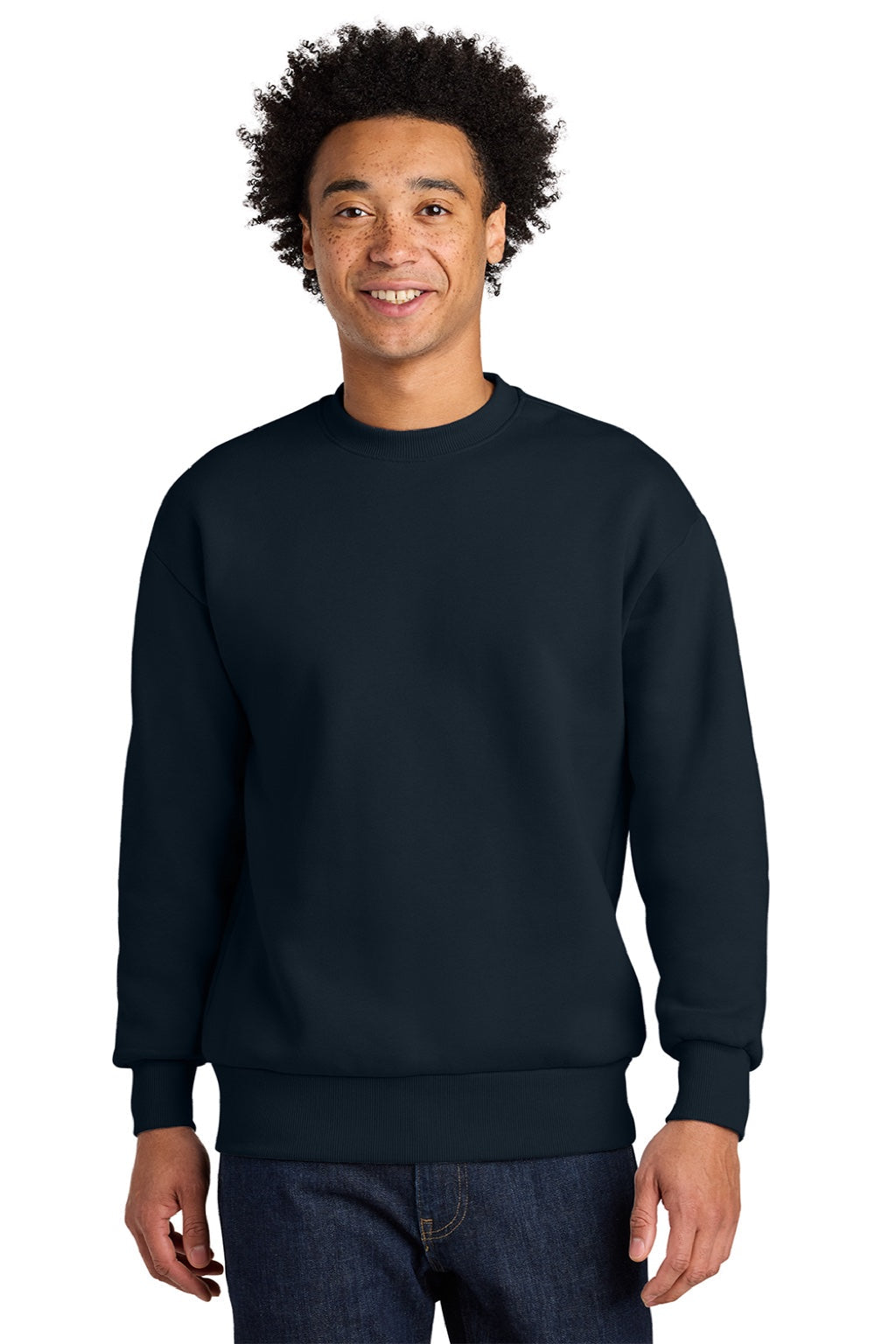 Mens Crewneck Sweatshirt - Midnight Navy Blue - COMING SOON