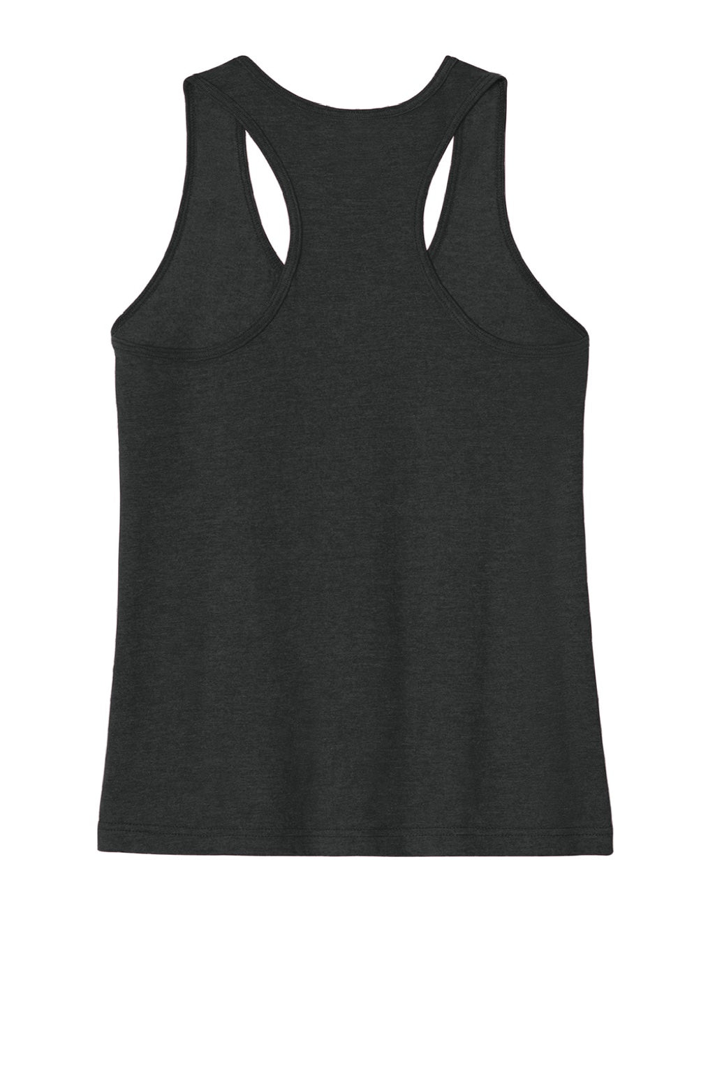 Womens Softstyle CVC Racerback Tank Top - Pitch Black Mist - NEW