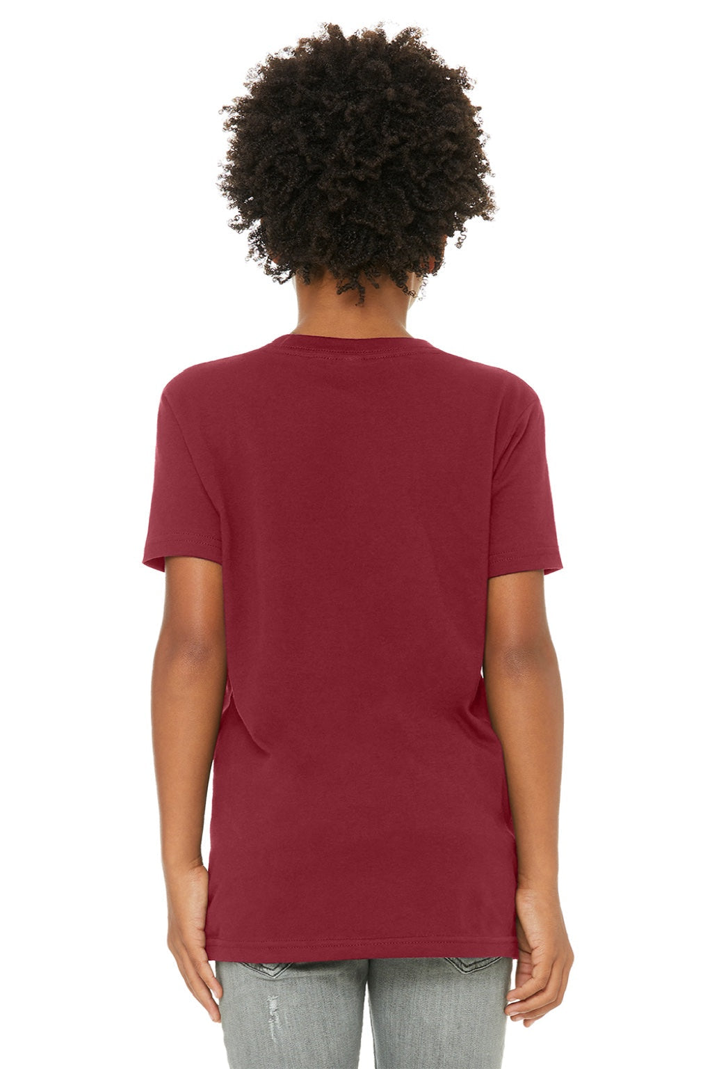 Youth Jersey Short Sleeve Crewneck T-Shirt - Cardinal Red - NEW