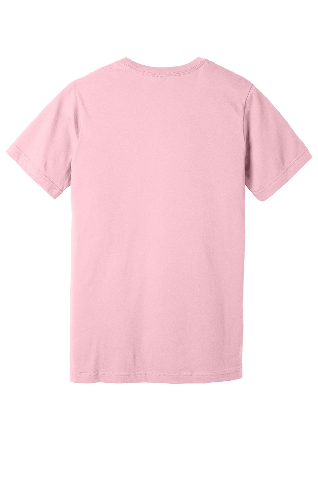 Mens Jersey Short Sleeve V-Neck T-Shirt - Pink - NEW