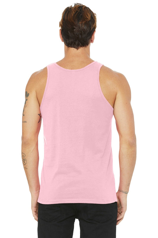 Mens Jersey Tank Top - Pink - NEW