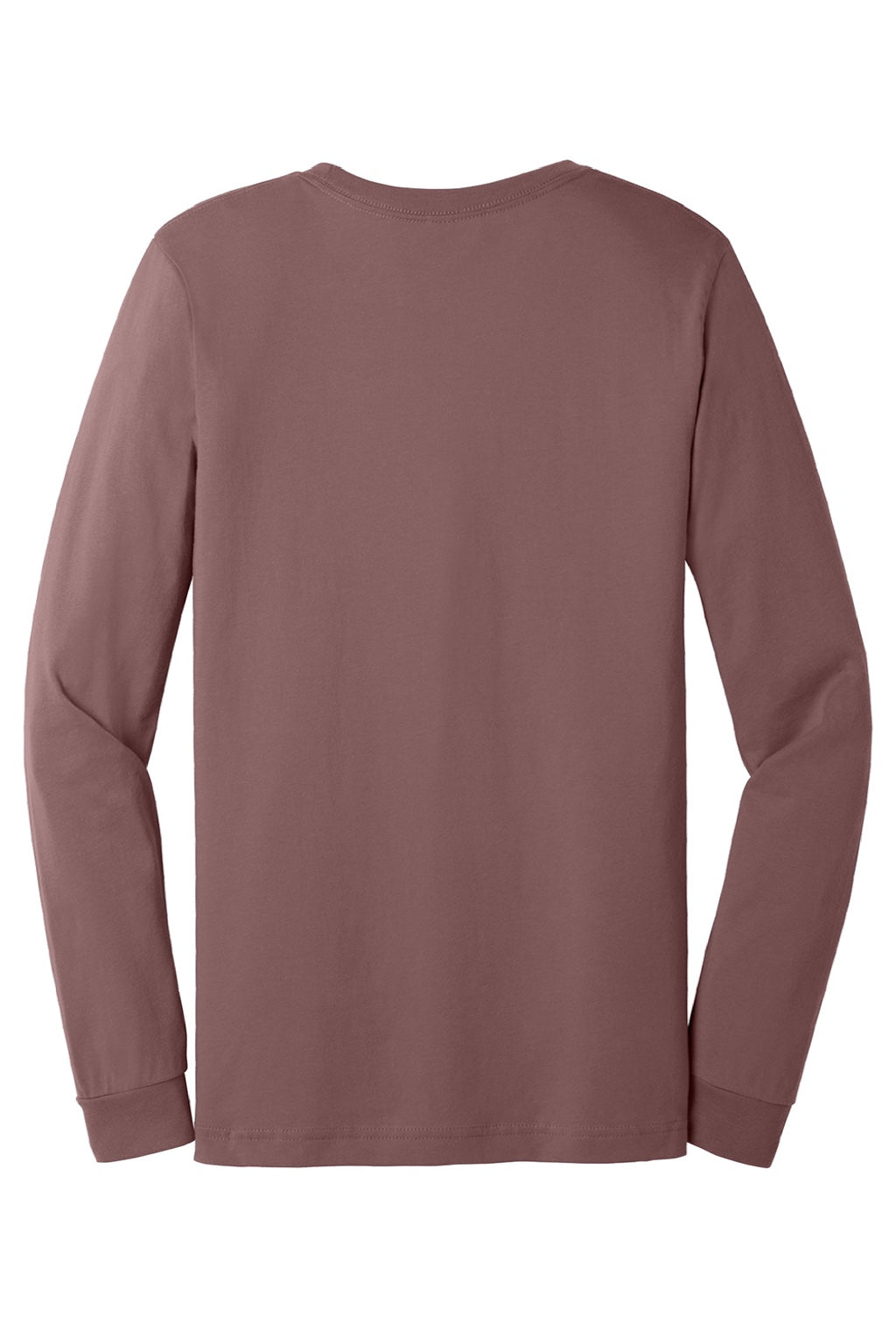 Mens Jersey Long Sleeve Crewneck T-Shirt - Mauve - NEW