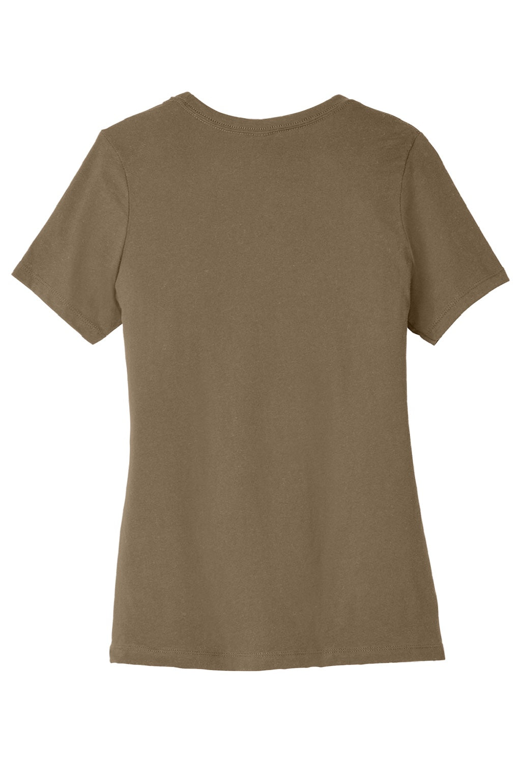 Womens Relaxed Jersey Short Sleeve Crewneck T-Shirt - Vintage Brown - NEW