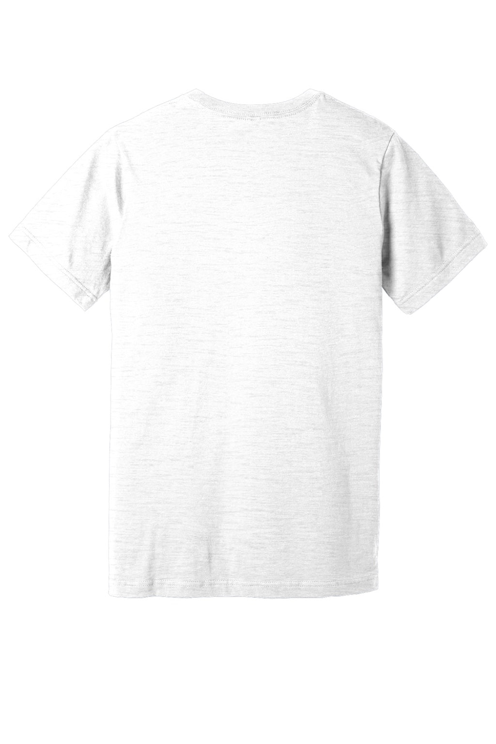 Mens Textured Jersey Short Sleeve V-Neck T-Shirt - White Slub - NEW