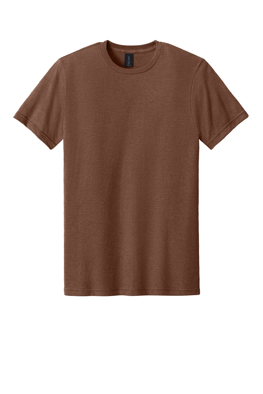 Mens Softstyle CVC Short Sleeve Crewneck T-Shirt - Cocoa Brown Mist - NEW