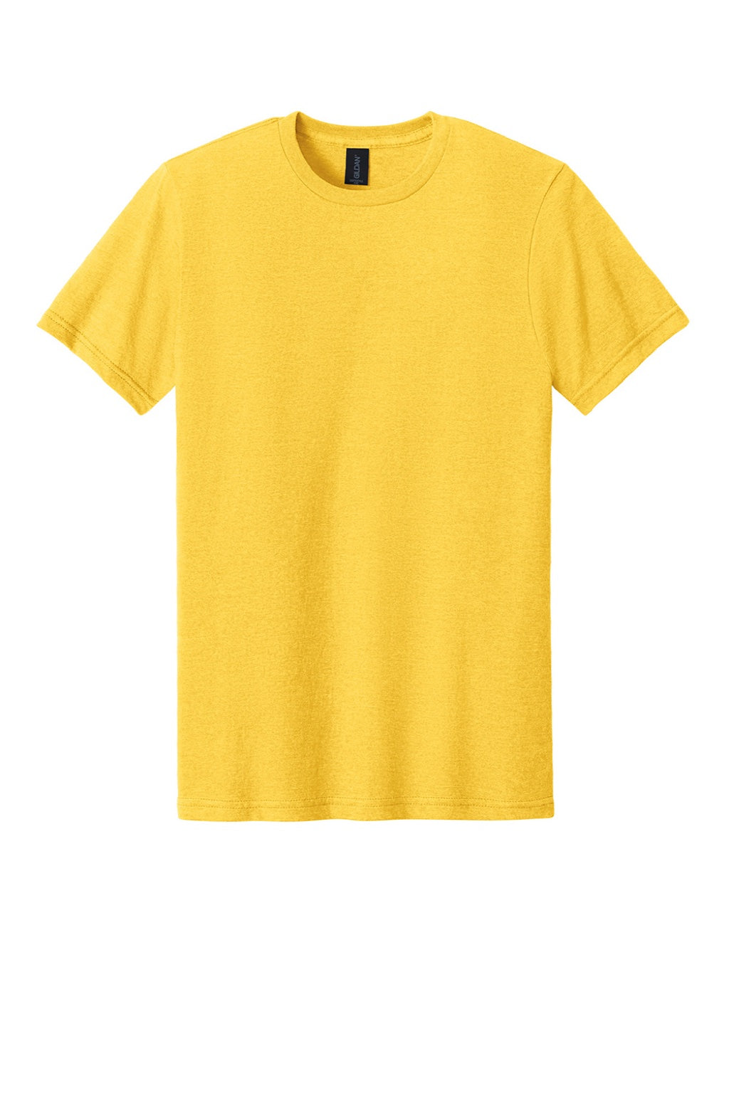 Mens Softstyle CVC Short Sleeve Crewneck T-Shirt - Daisy Mist Yellow - NEW