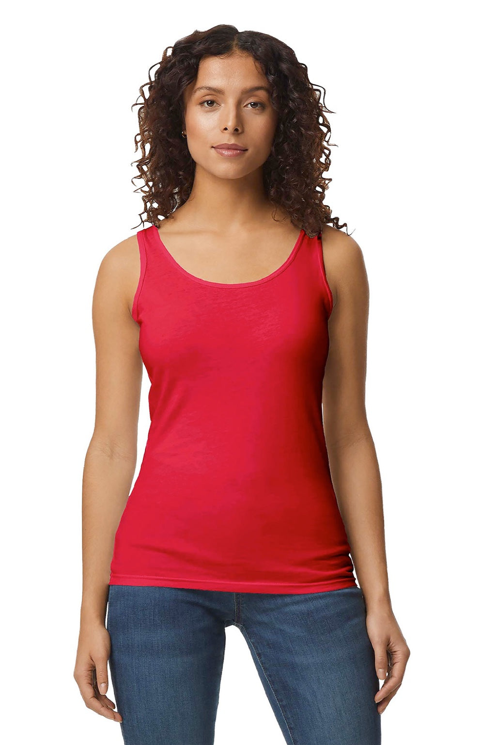 Womens Softstyle Tank Top - Cherry Red - NEW