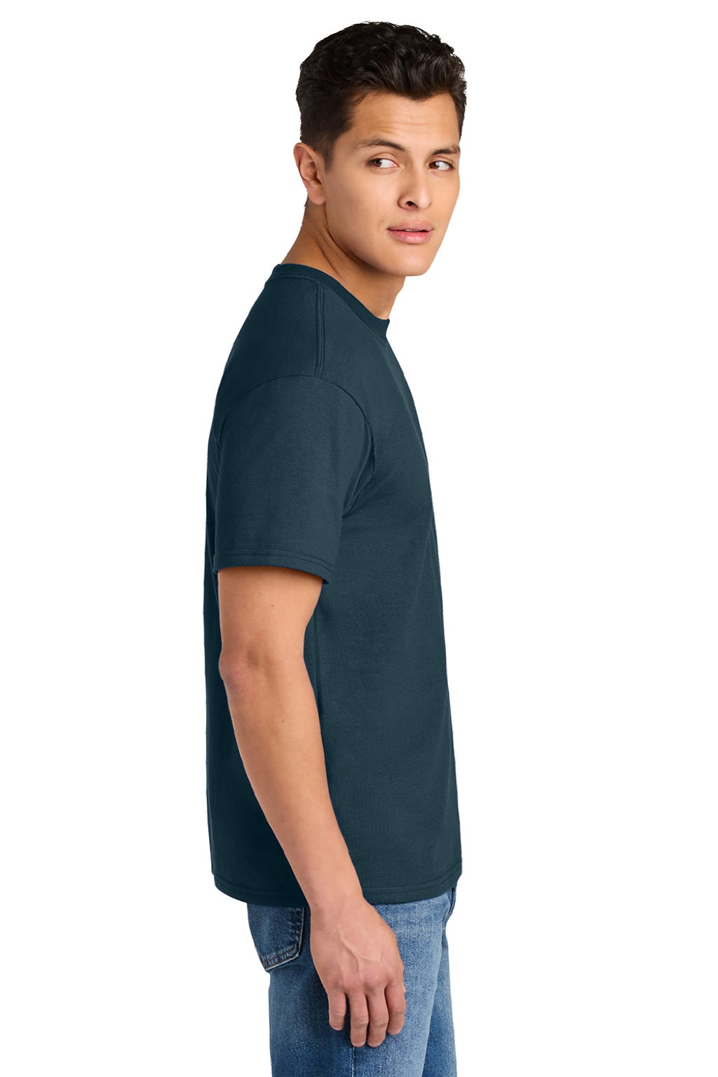 Mens Hammer Maxweight Short Sleeve Crewneck T-Shirt - Dusk Blue - COMING SOON