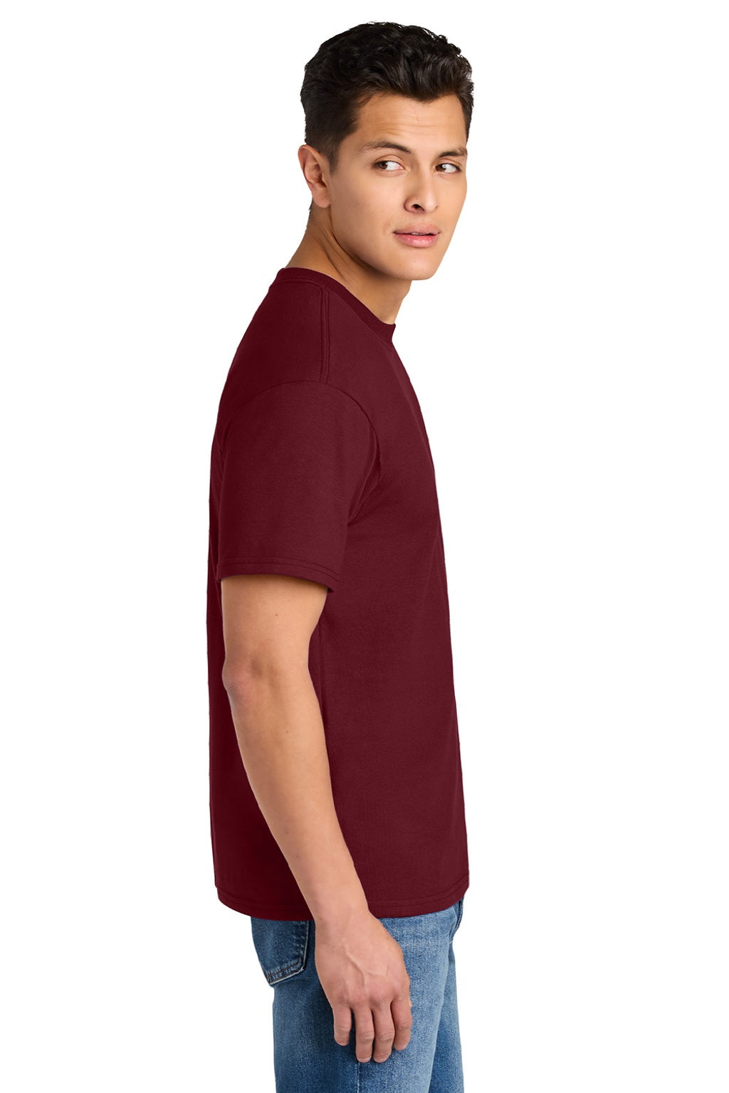 Mens Hammer Maxweight Short Sleeve Crewneck T-Shirt - Garnet Red - COMING SOON