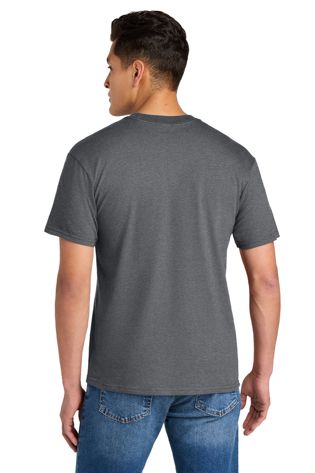 Mens Hammer Maxweight Short Sleeve Crewneck T-Shirt - Heather Graphite Grey - COMING SOON