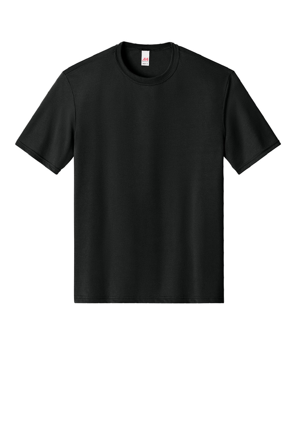 Mens Softek Short Sleeve Crewneck T-Shirt - Black - COMING SOON