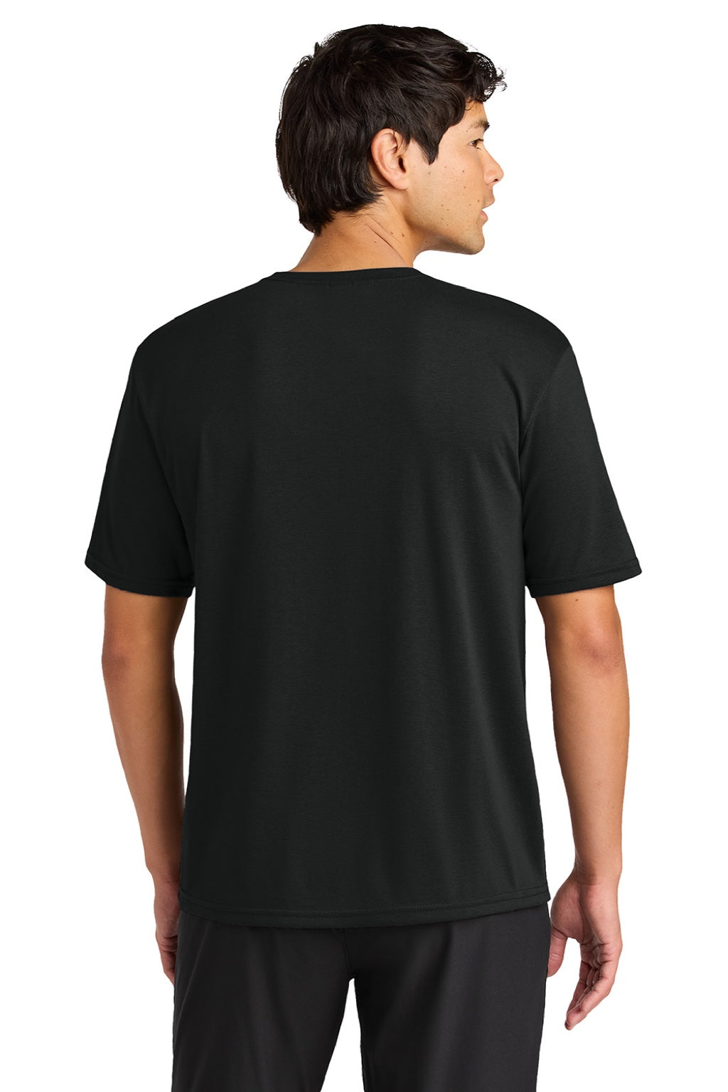 Mens Softek Short Sleeve Crewneck T-Shirt - Black - COMING SOON