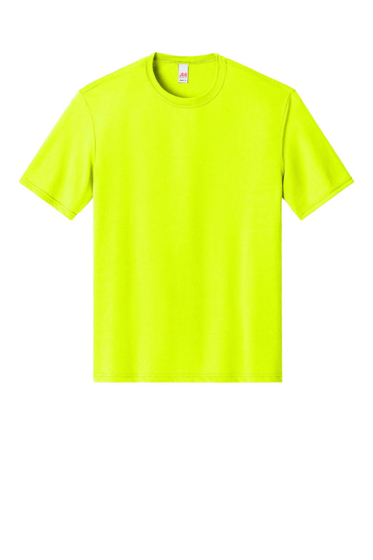 Mens Softek Short Sleeve Crewneck T-Shirt - Safety Yellow - COMING SOON