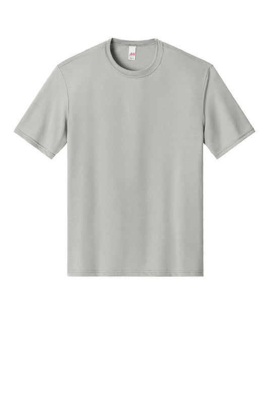 Mens Softek Short Sleeve Crewneck T-Shirt - Silver Grey - COMING SOON