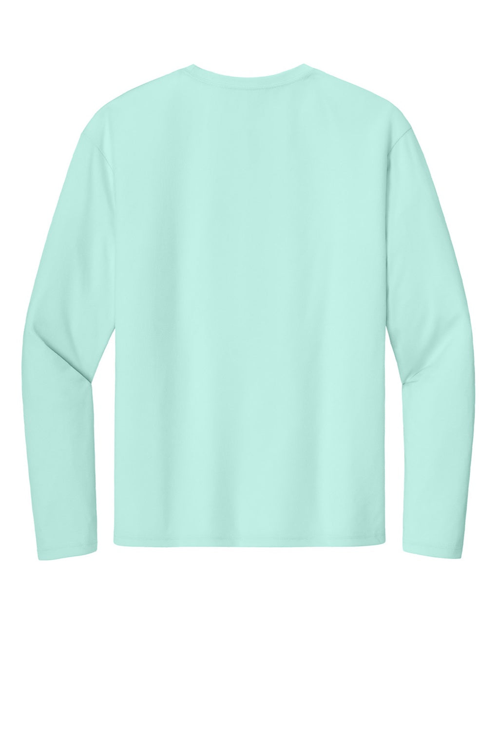 Mens Performance Moisture Wicking Long Sleeve Crewneck T-Shirt - Pastel Mint