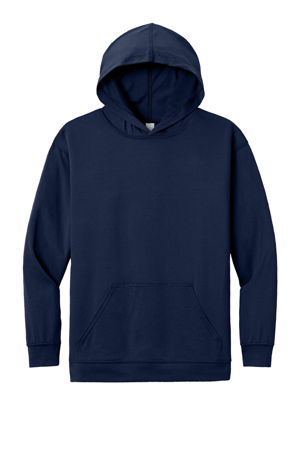 Mens Softek Long Sleeve Hooded T-Shirt Hoodie - Navy Blue - COMING SOON