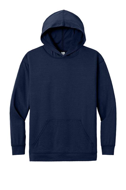 Mens Softek Long Sleeve Hooded T-Shirt Hoodie - Navy Blue - COMING SOON