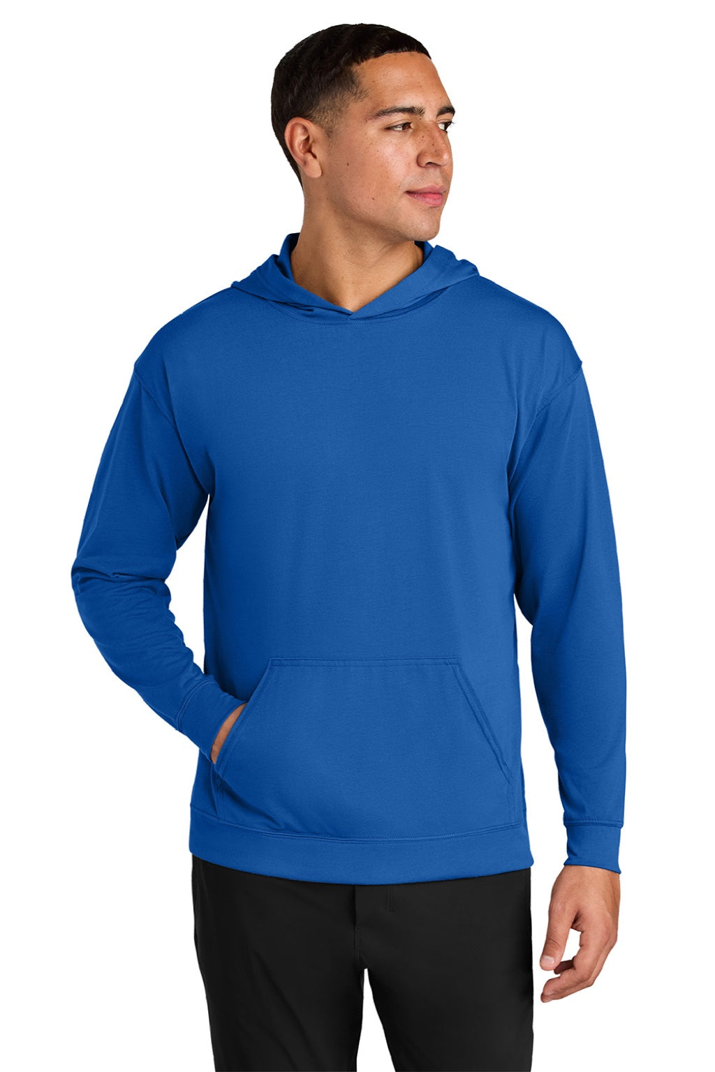 Mens Softek Long Sleeve Hooded T-Shirt Hoodie - Royal Blue - COMING SOON