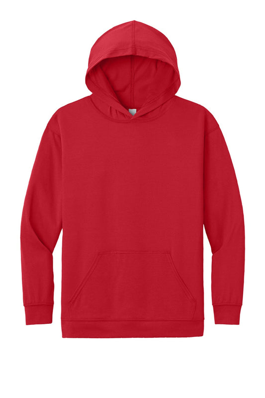 Mens Softek Long Sleeve Hooded T-Shirt Hoodie - Scarlet Red - COMING SOON