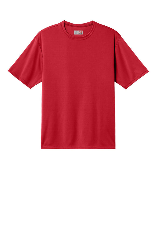 Mens AirFlex Short Sleeve Crewneck T-Shirt - Scarlet Red - COMING SOON