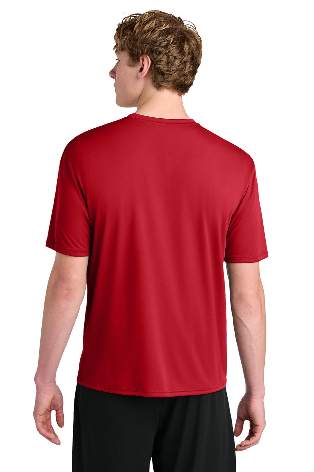 Mens AirFlex Short Sleeve Crewneck T-Shirt - Scarlet Red - COMING SOON