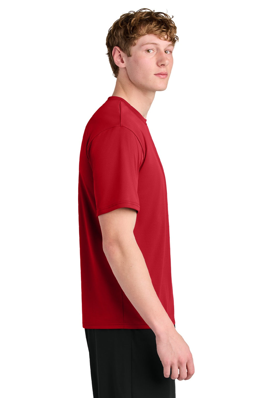 Mens AirFlex Short Sleeve Crewneck T-Shirt - Scarlet Red - COMING SOON
