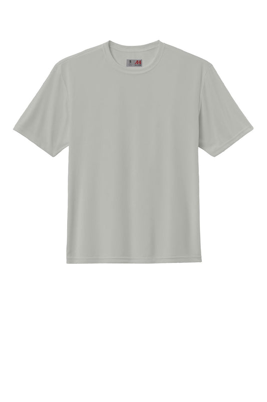 Mens AirFlex Short Sleeve Crewneck T-Shirt - Silver Grey - COMING SOON