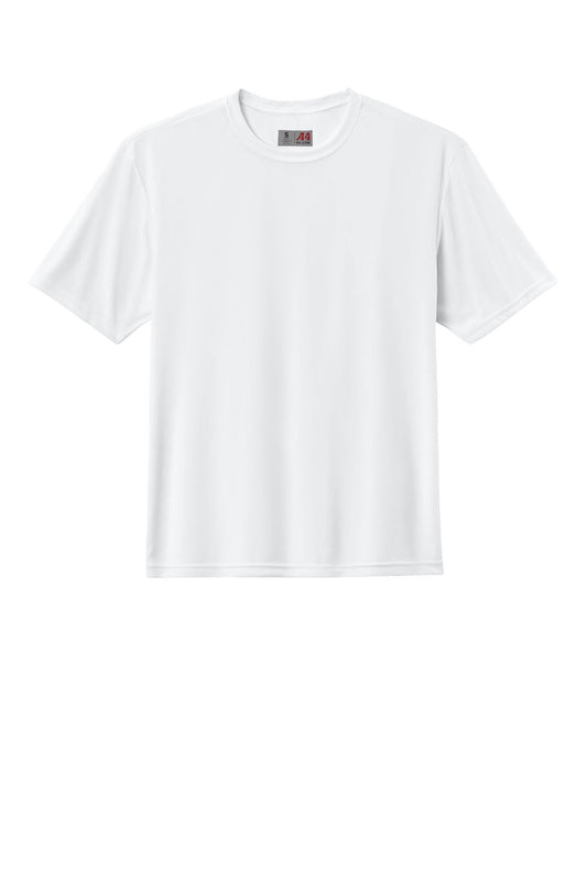 Mens AirFlex Short Sleeve Crewneck T-Shirt - White - COMING SOON