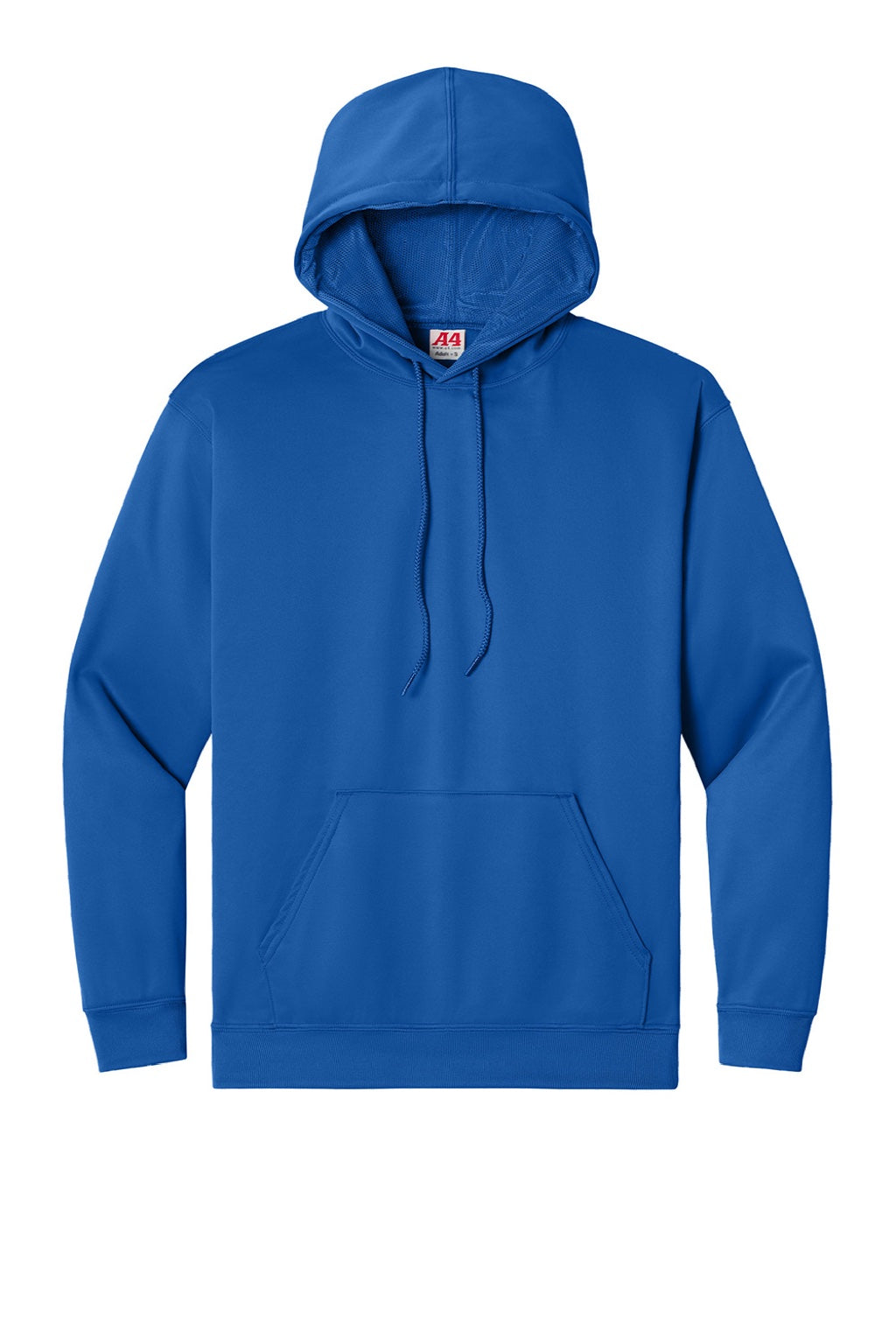 Mens Sprint Tech Fleece Hooded Sweatshirt w/ Pouch Pocket - Royal Blue