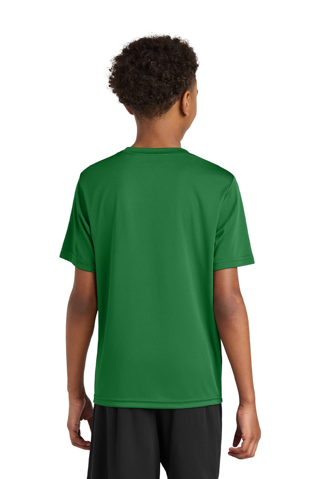 Youth Performance Moisture Wicking Short Sleeve Crewneck T-Shirt - Kelly Green