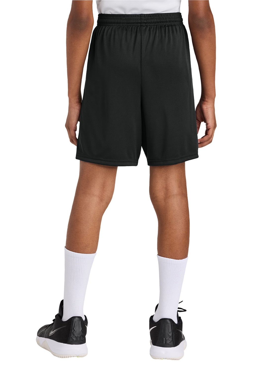Youth Cooling Performance Athletic Shorts - Black - COMING SOON