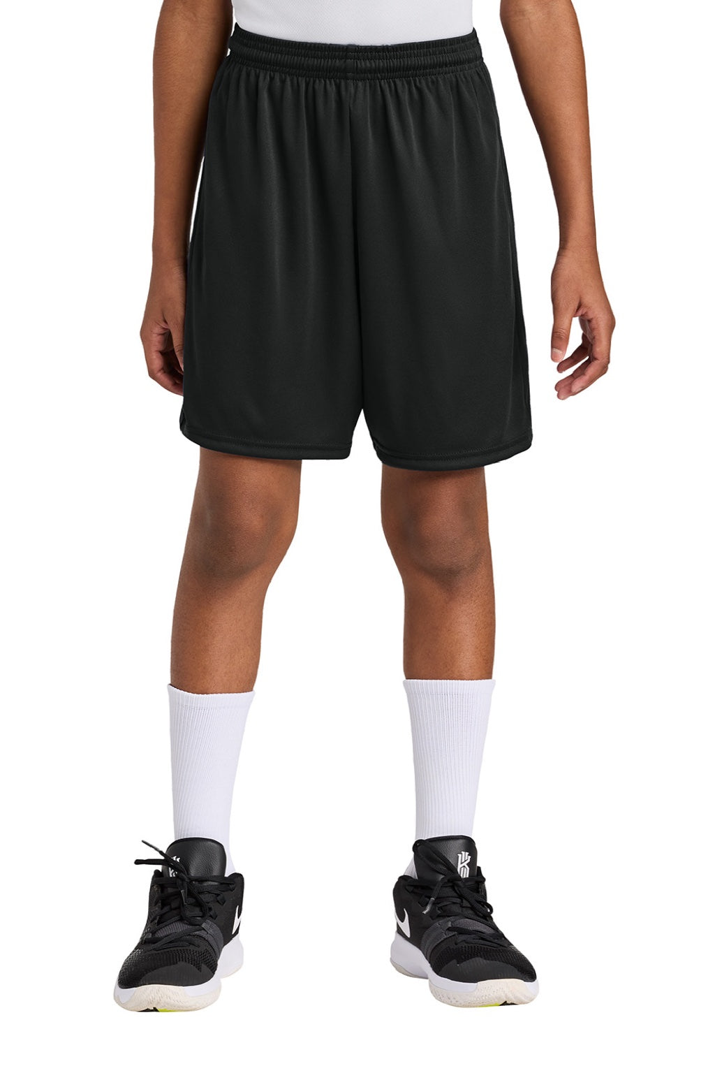 Youth Cooling Performance Athletic Shorts - Black - COMING SOON