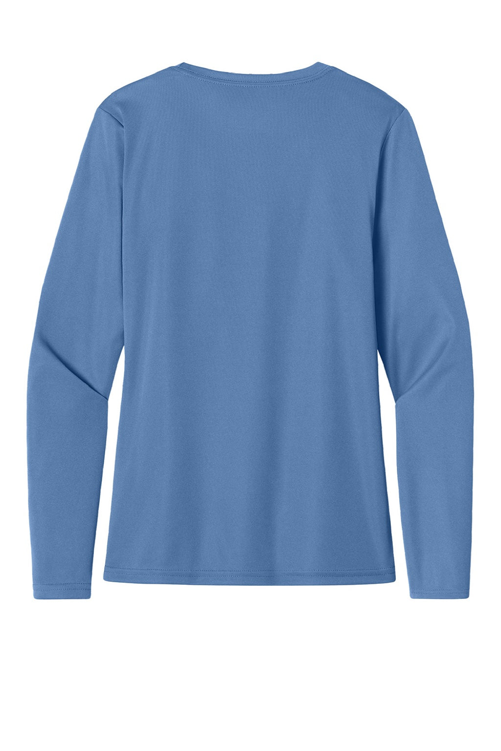 Womens Cooling Performance Long Sleeve Crewneck T-Shirt - Light Blue - COMING SOON