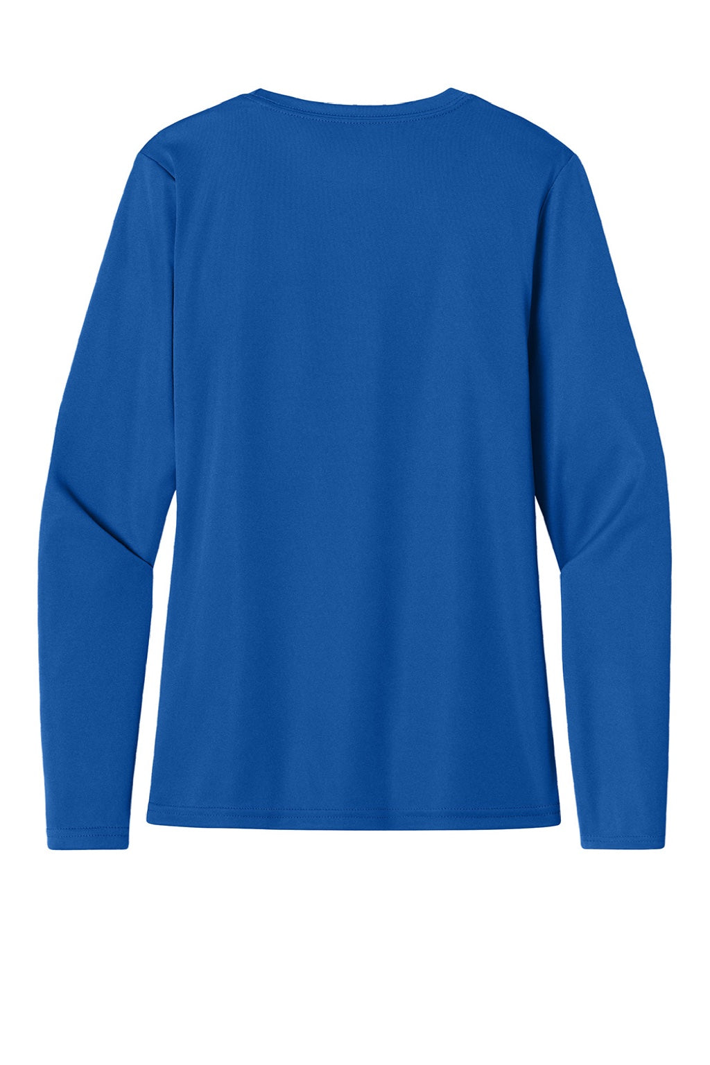 Womens Cooling Performance Long Sleeve Crewneck T-Shirt - Royal Blue - COMING SOON