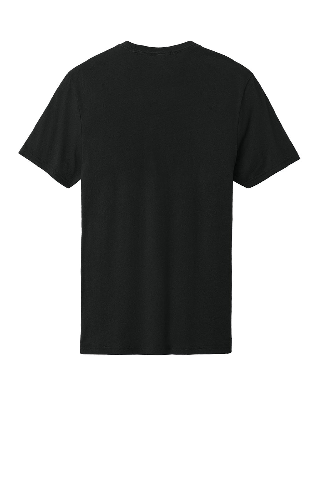 Mens Recycled Short Sleeve Crewneck T-Shirt - Deep Black - NEW