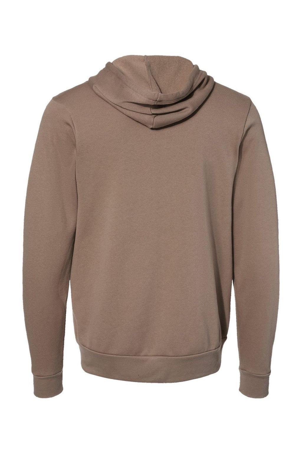 Mens Fleece Full Zip Hooded Sweatshirt Hoodie w/ Pockets - Vintage Brown - NEW