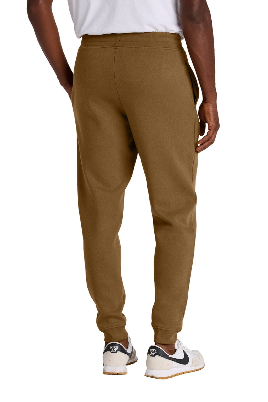 Mens V.I.T. Fleece Jogger Sweatpants w/ Pockets - Duck Brown - NEW
